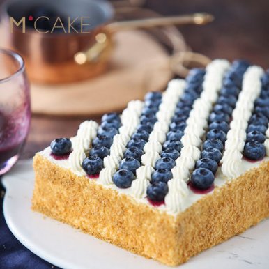 Mcake官网蓝莓拿破仑蛋糕